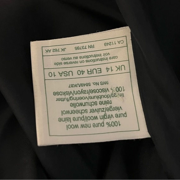 NWOT vintage Laura Ashley 💯 new wool blazer jacket - Picture 7 of 7